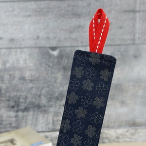 Fabric bookmark, Japanese pattern bookmark, teacher gift