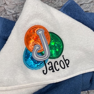 Kids Hooded Towel, Personalized Towel, Custom Towel, Kids Towel, Custom Bath Towel, Pool Towel, Hooded Towel, Boys Hooded Towel, Beach Towel