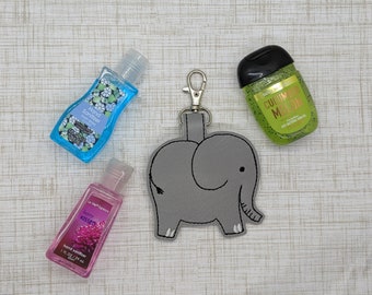 Hand Sanitizer Holder, 2oz Hand Sanitizer Holder, Elephant Hand Sanitizer Holder, Cute Hand Sanitizer Holder, Hand Sanitizer Keychain