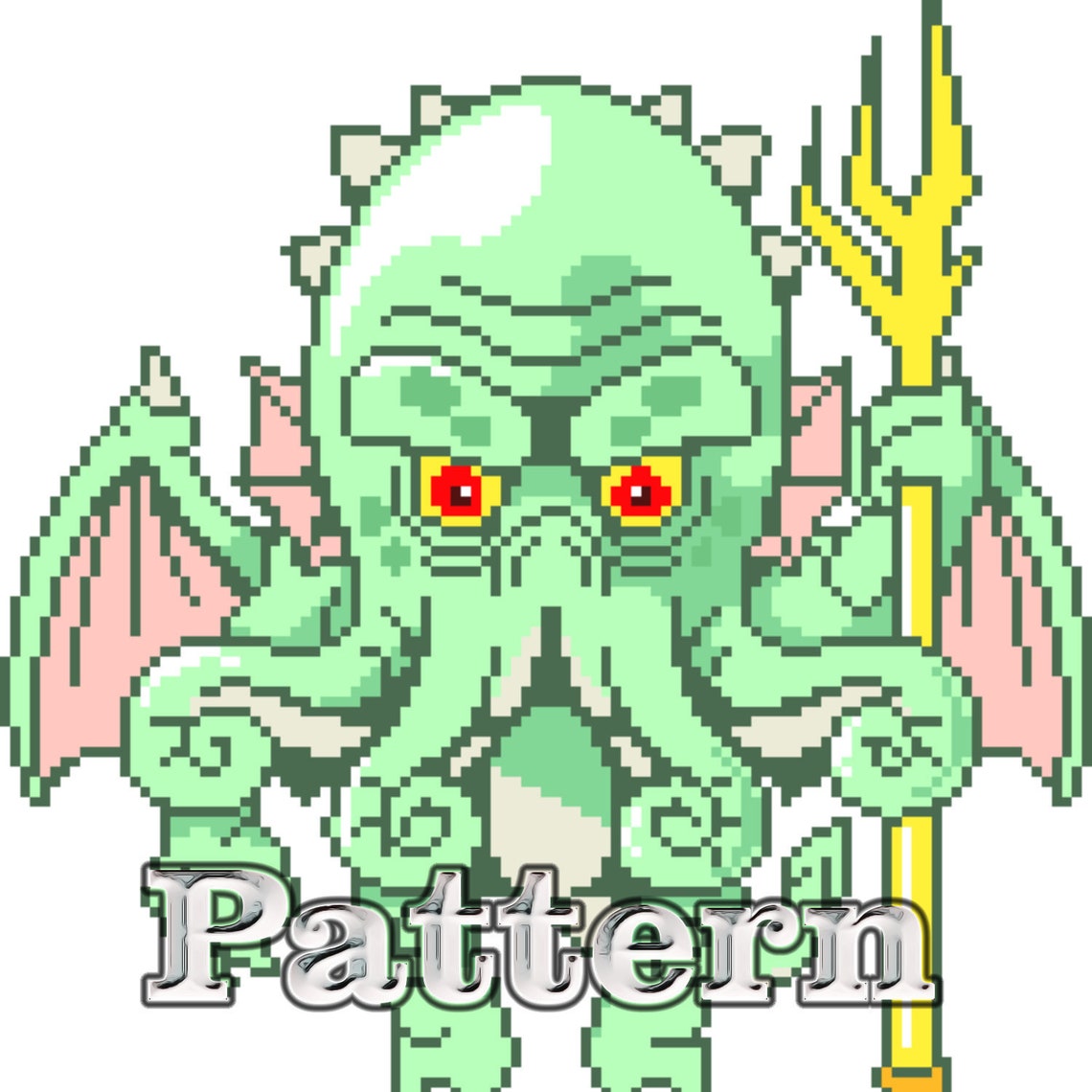 Cute Cthulhu Cross Stitch Pattern / HP Lovecraft Cthulhu / - Etsy