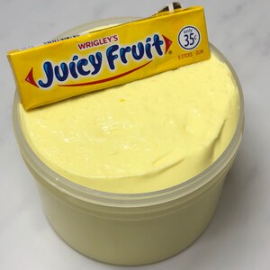 Juicy Fruit Gloss scented, slightly different than my thickie slimes, slime may shrink over time, read item description image 2