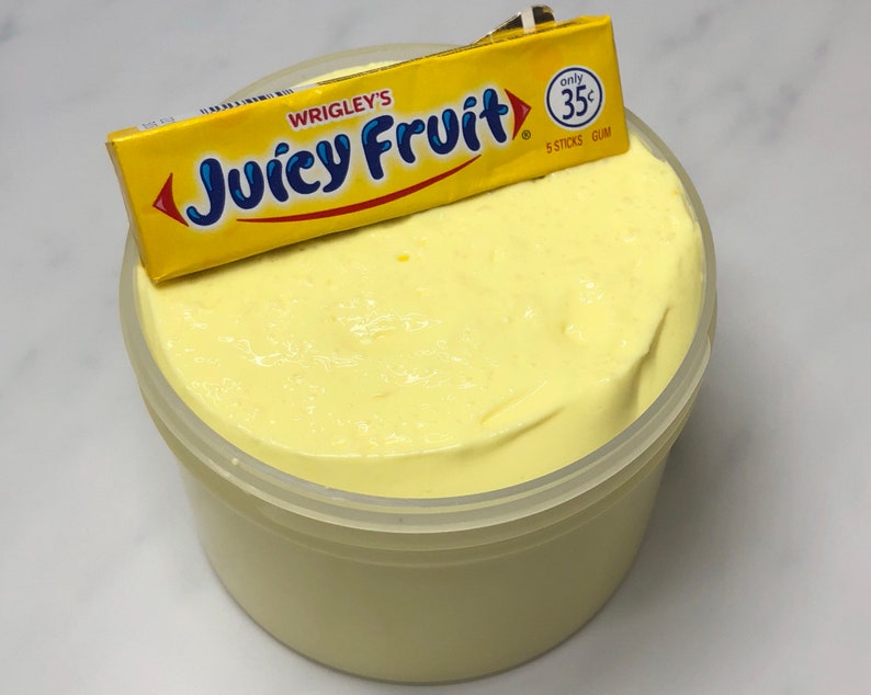 Juicy Fruit Gloss scented, slightly different than my thickie slimes, slime may shrink over time, read item description image 2