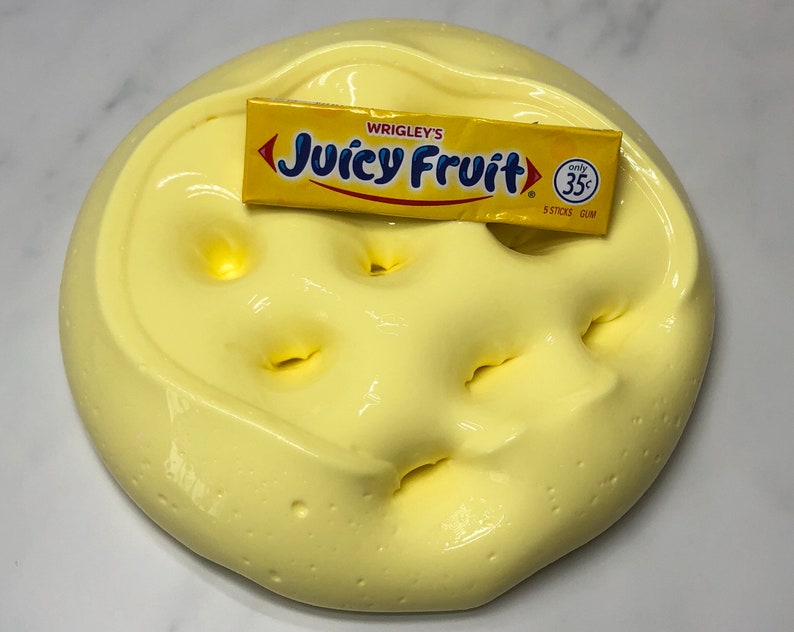 Juicy Fruit Gloss scented, slightly different than my thickie slimes, slime may shrink over time, read item description image 1