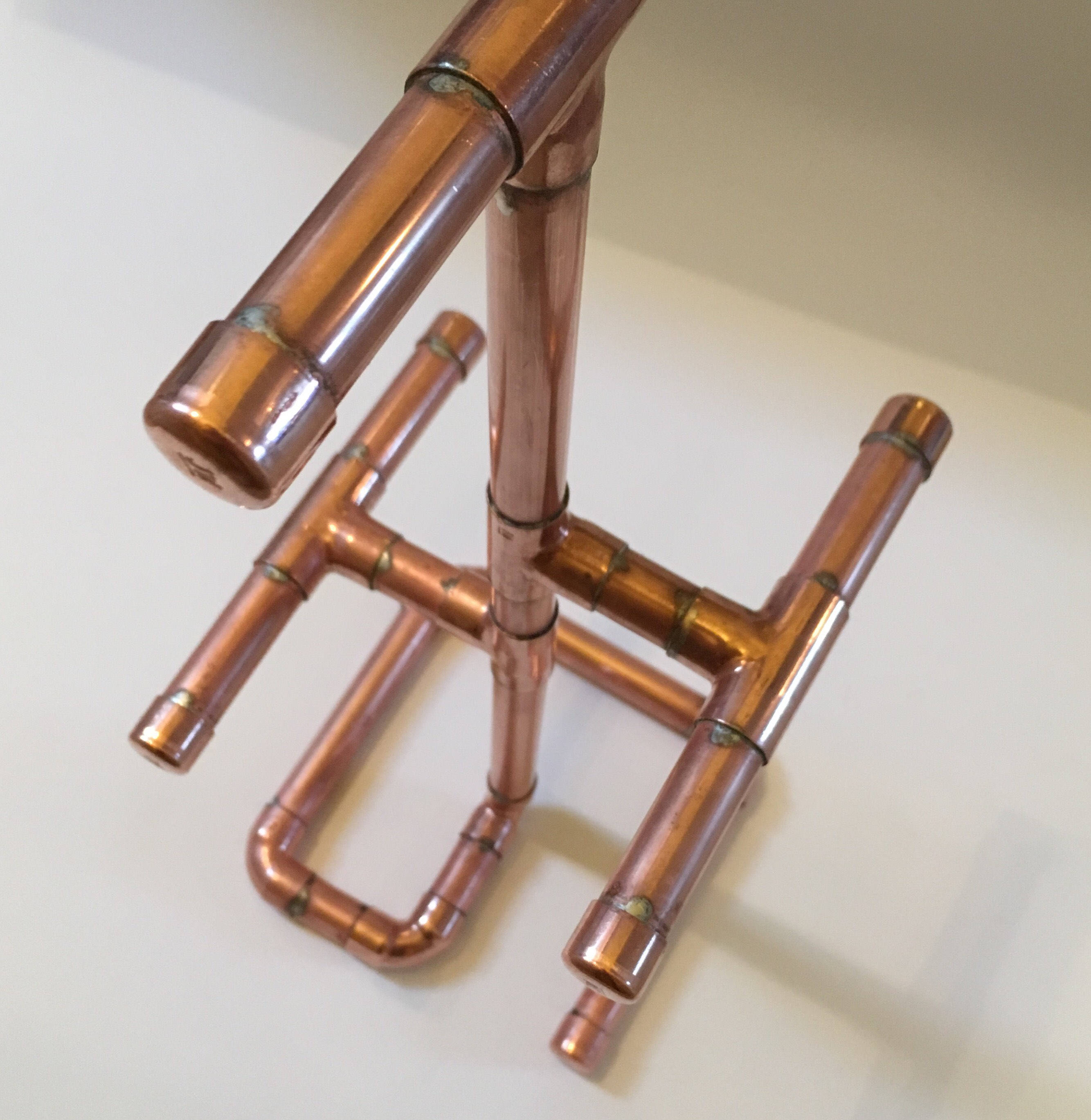 Copper mug tree mug rack cup holder industrial look Etsy