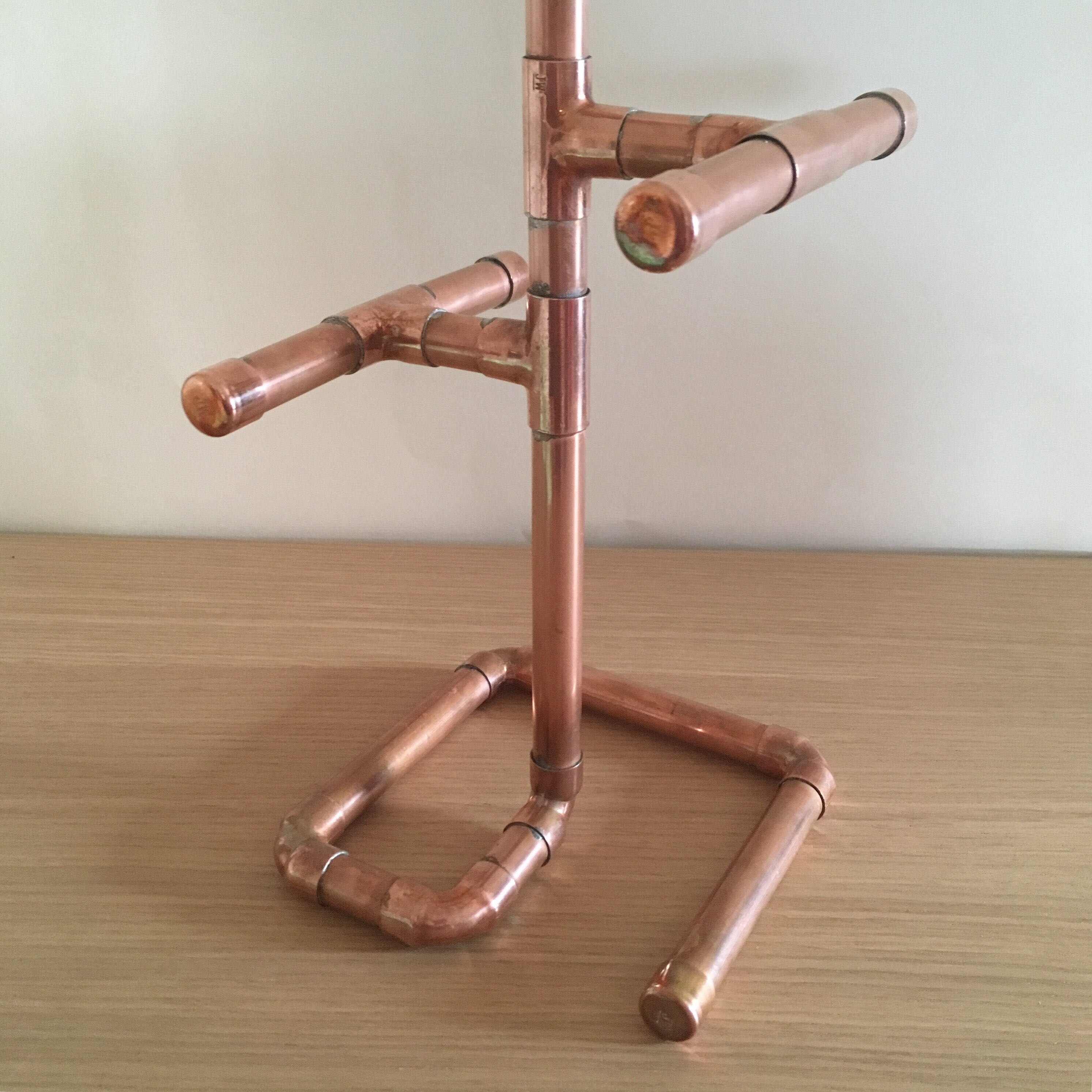Copper Mug Tree Mug Rack Cup Holder Industrial Look Etsy UK