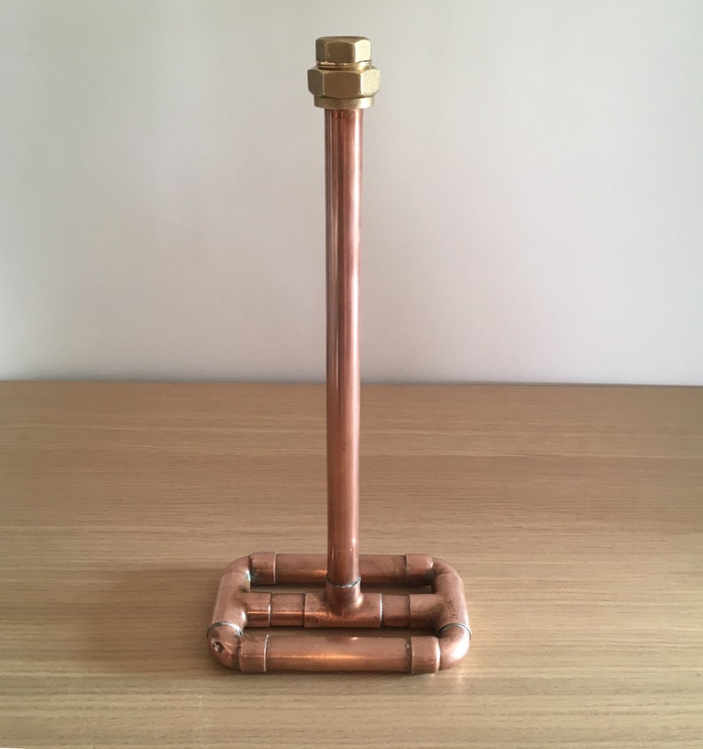 Copper kitchen roll holder free standing copper pipe rustic Etsy