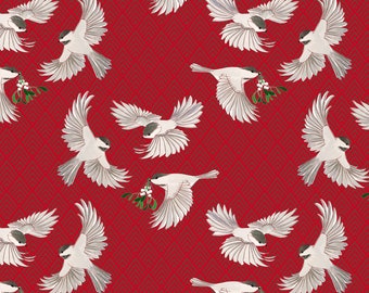 Holiday Chickadees Wrapping Paper