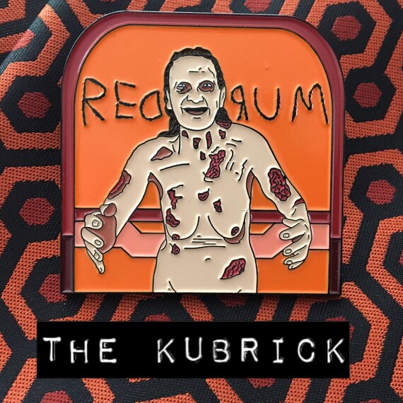 Crazy Woman In Room 237 Soft Enamel Horror Pin