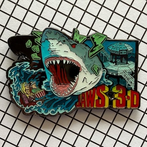 Third Dimension of Terror Hard Enamel Pin