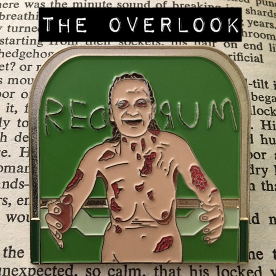 Crazy Woman In Room 237 Soft Enamel Horror Pin