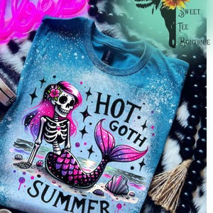 Hot Goth Summer T-Shirt: Unisex Retro Tee
