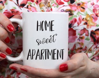 Home Sweet Apartment Mug | Home Sweet Apartment | Apartment Mug | Apartment Gift | Housewarming Gift | Apartment Decor | New Apartment Gift