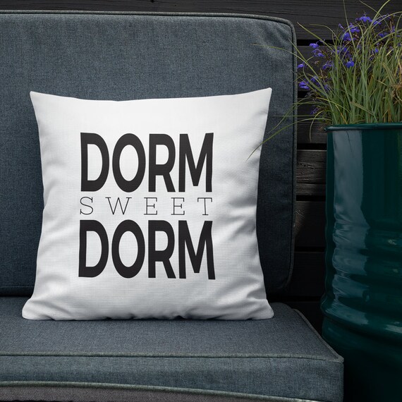 Dorm Sweet Dorm Throw Pillow Dorm Room Decor Dorm Bedding Etsy