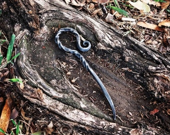 Hand Forged Iron Hairpin