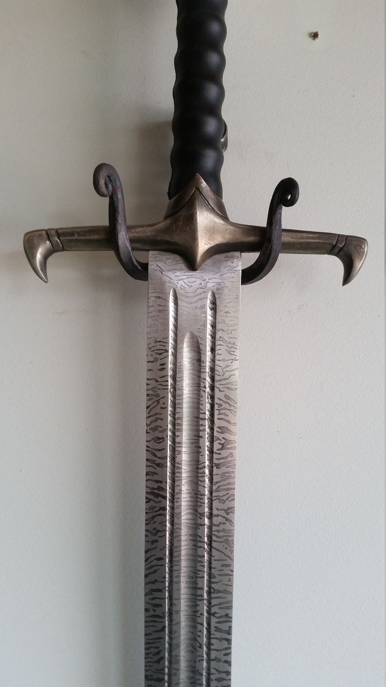 Blacksmithed Sword Holder Etsy