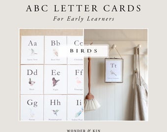 ABC Letter Cards | BIRDS