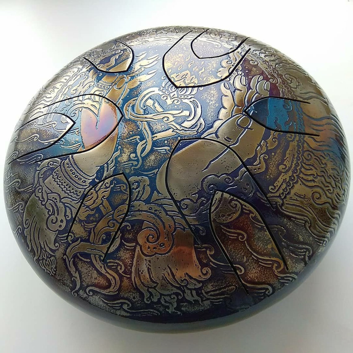 Steel Tongue Drum Endless love Tamburo serbatoio Etsy