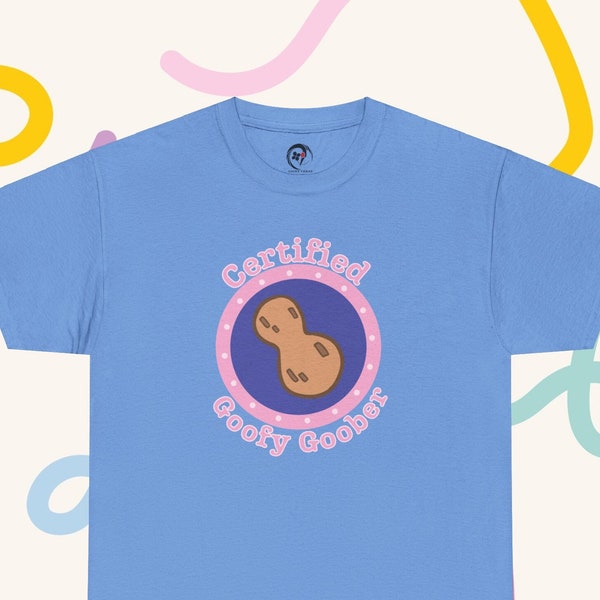 T-shirt unisexe certifié Dingo Goober | T-shirt mignon de bande dessinée | Tshirt drôle de bande dessinée