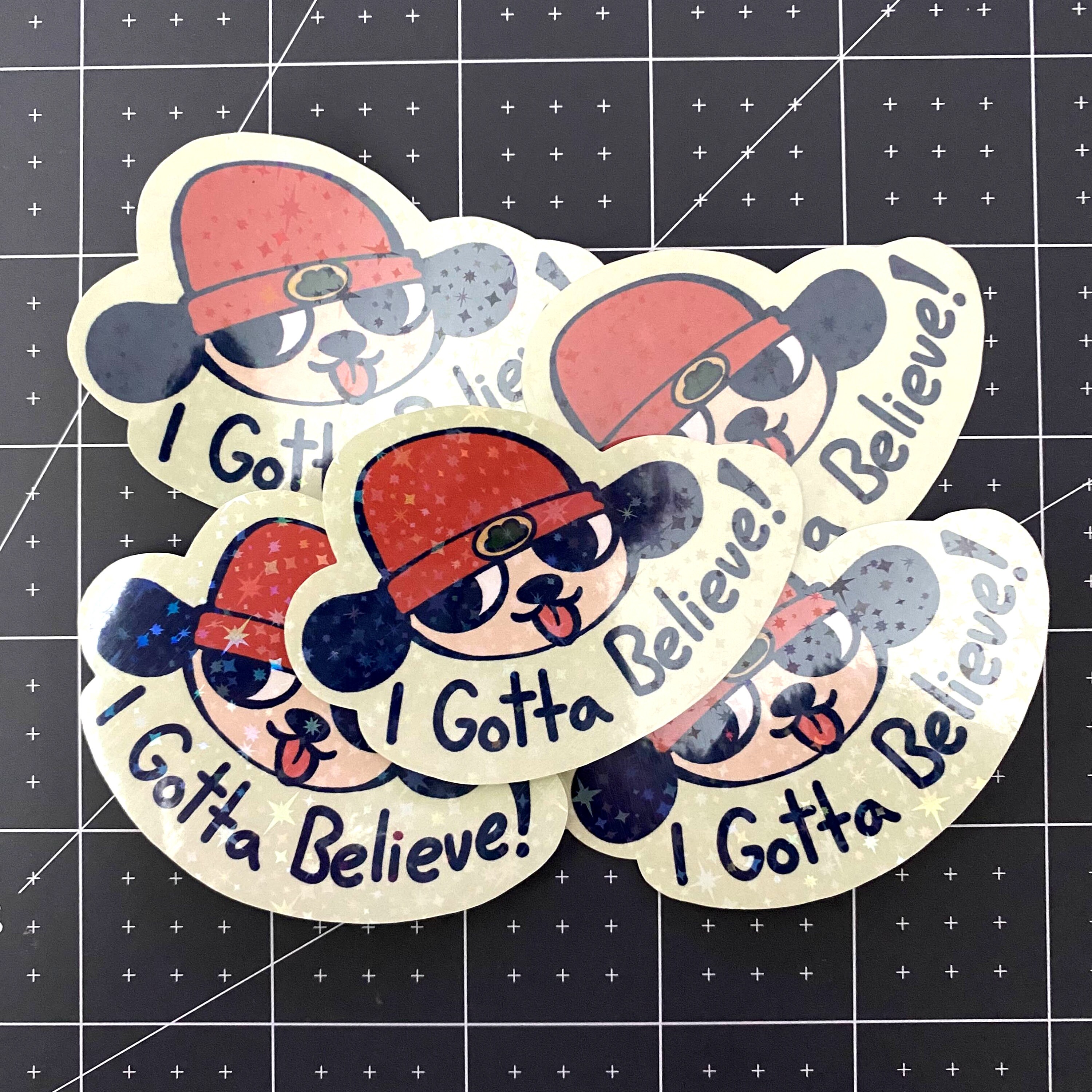 Parappa the Rapper Sticker! | Cute Cartoon Sticker | Holographic, Water ...