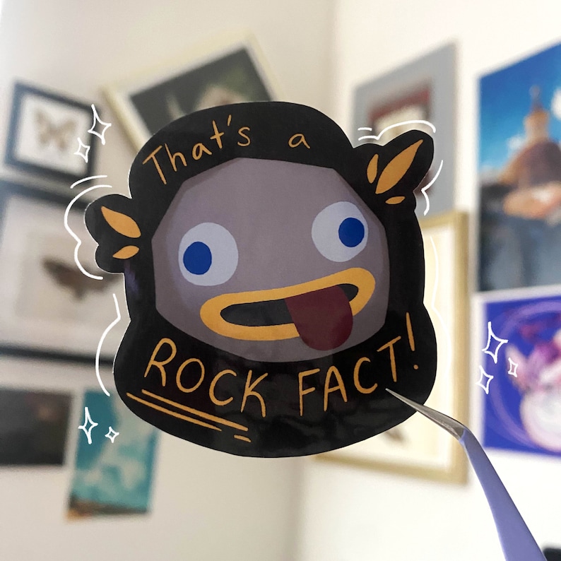Greg's Sticker That's a Rock Fact! OTGW Sticker | Wirt & Greg Stickers | Silly Pet ...