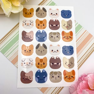 Cute Cat Sticker Sheet! | Cat Planner stickers | Cute Planner, Journal Notebook, Scrapbook stickers |