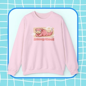 Restez au frais, lentement ! Col rond unisexe à manches longues |Jeux vidéo | Jolies chemises kawaii| | Type d'eau| Chemise graphique Harajuku