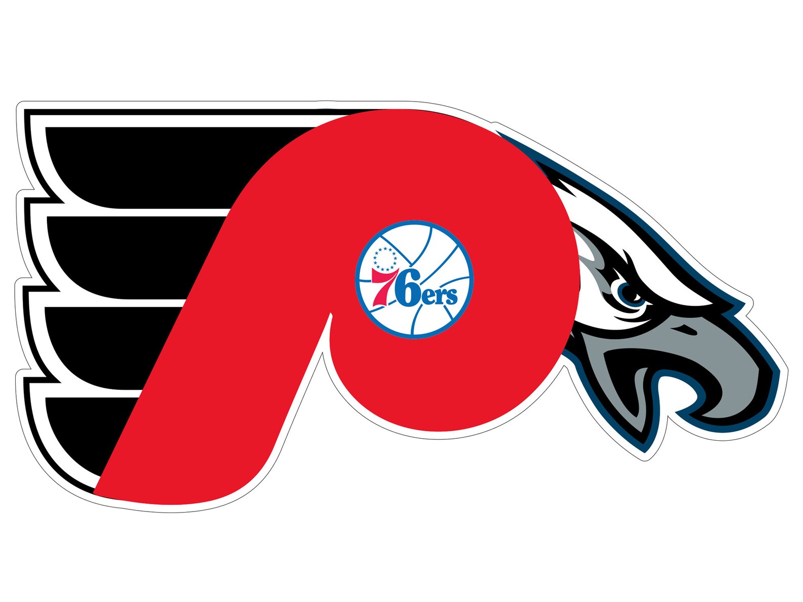 Philadelphia Sports Mash up Vinyl Decal Included UV and Etsy