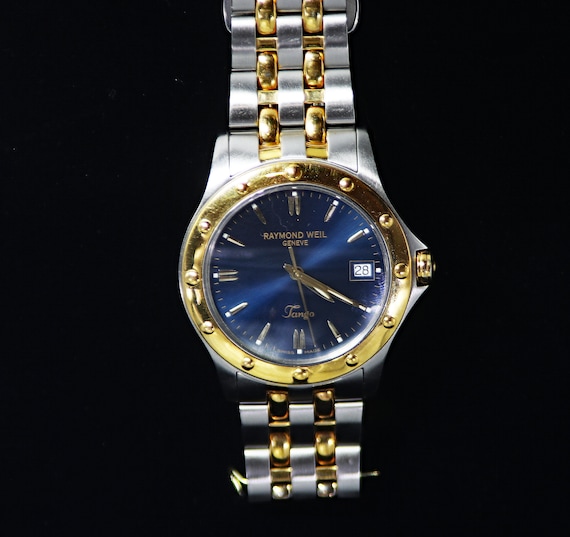 Raymond Weil Geneve Tango Collection Gold Plated … - image 1