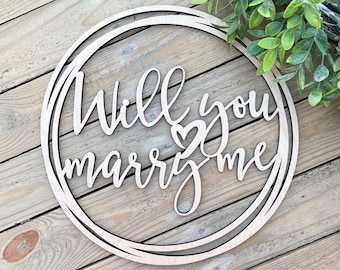 Will You Marry Me Proposal Sign, Engagement Proposal Photo Prop Sign, Marriage Proposal Decor Ideas, Engagement Party Decoration