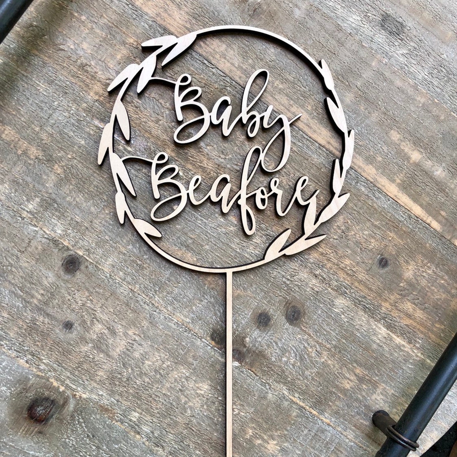 Personalized Baby Shower Cake Topper Baby Shower Cake Topper Etsy