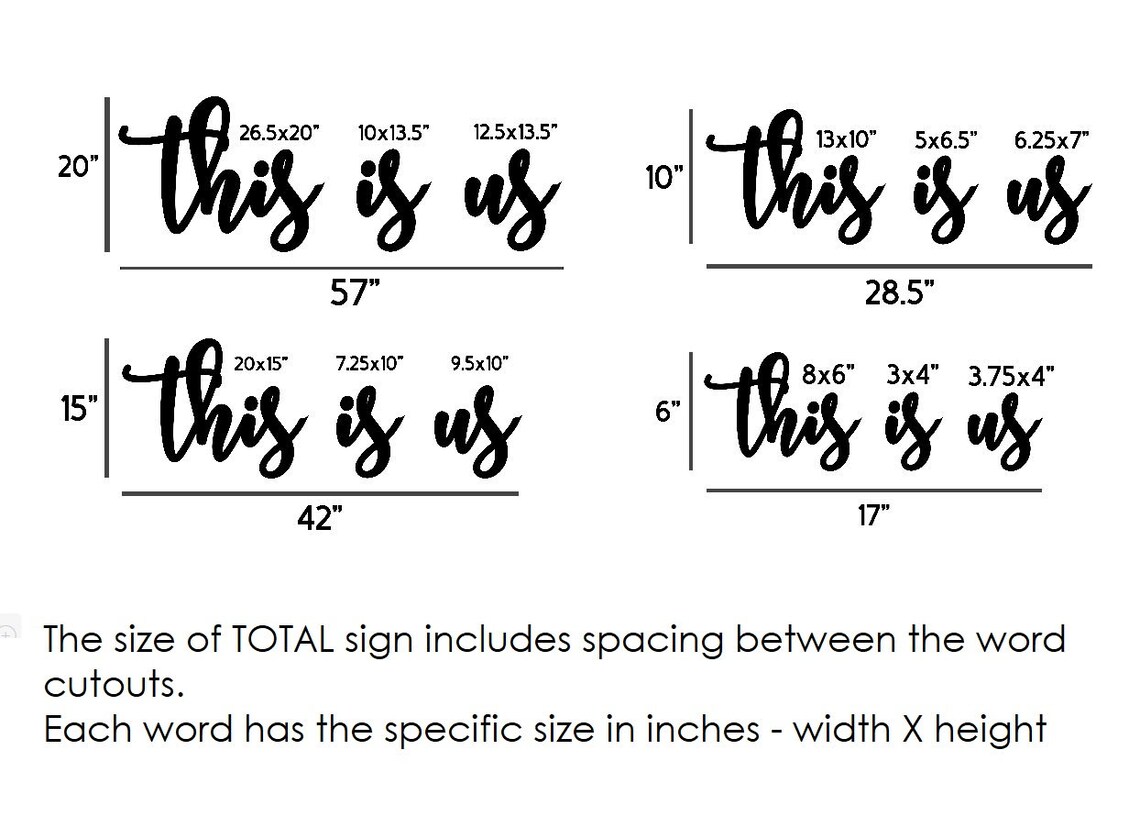 This is Us Sign This is Us Words This is Us Wood Sign This Etsy