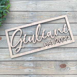 Large Last Name Sign, Cutout Last Name Sign, Wedding Name Sign, Wedding Wood Last Name Sign, Backdrop Sign For Party, Wedding Backdrop