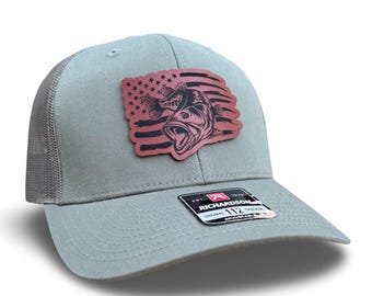 Trucker Cap, Forellenbarsch Angeln Trucker Cap - Angler Naturbursche Fischer Cap