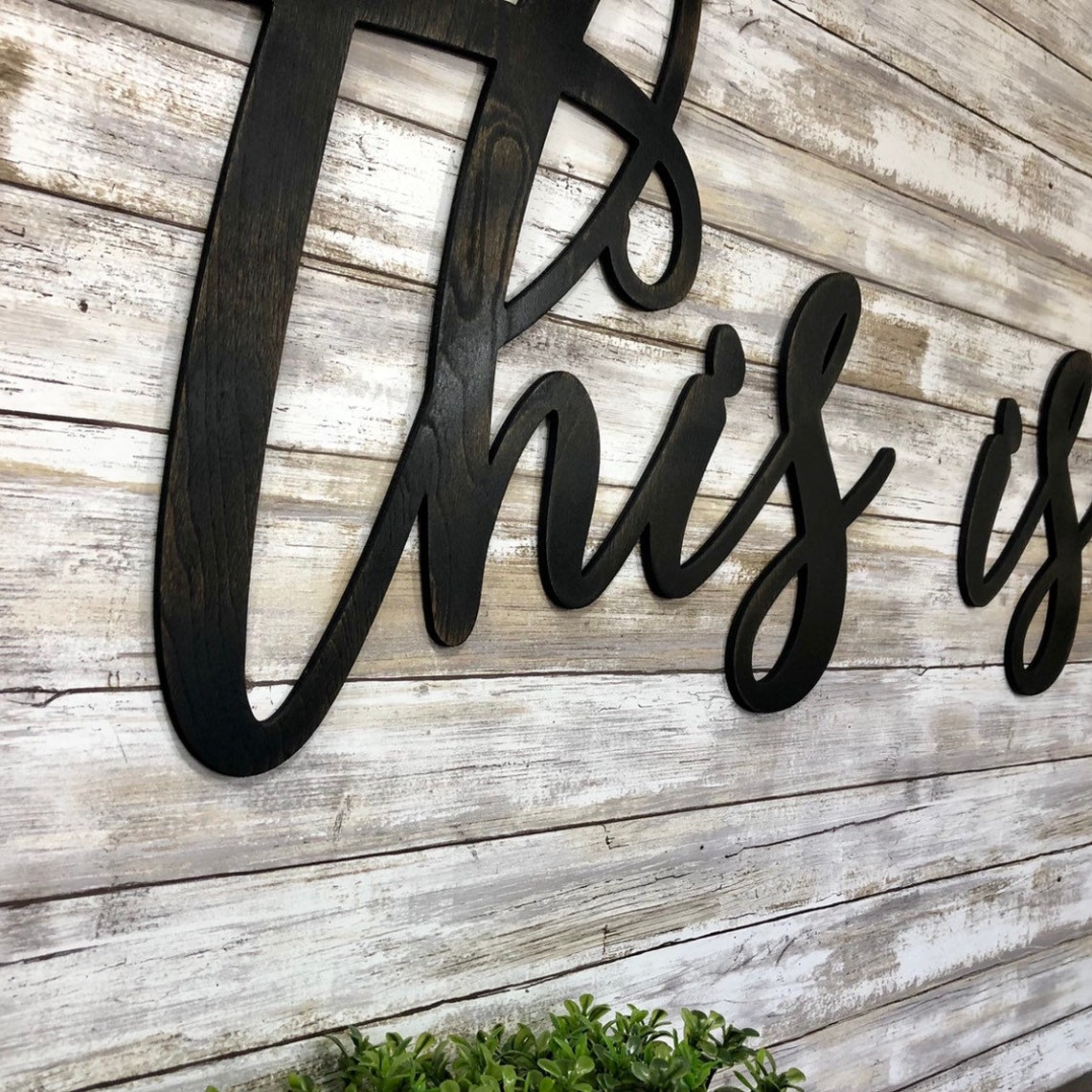 This is Us Farmhouse Sign Family Room Wall Decor Bridal Etsy