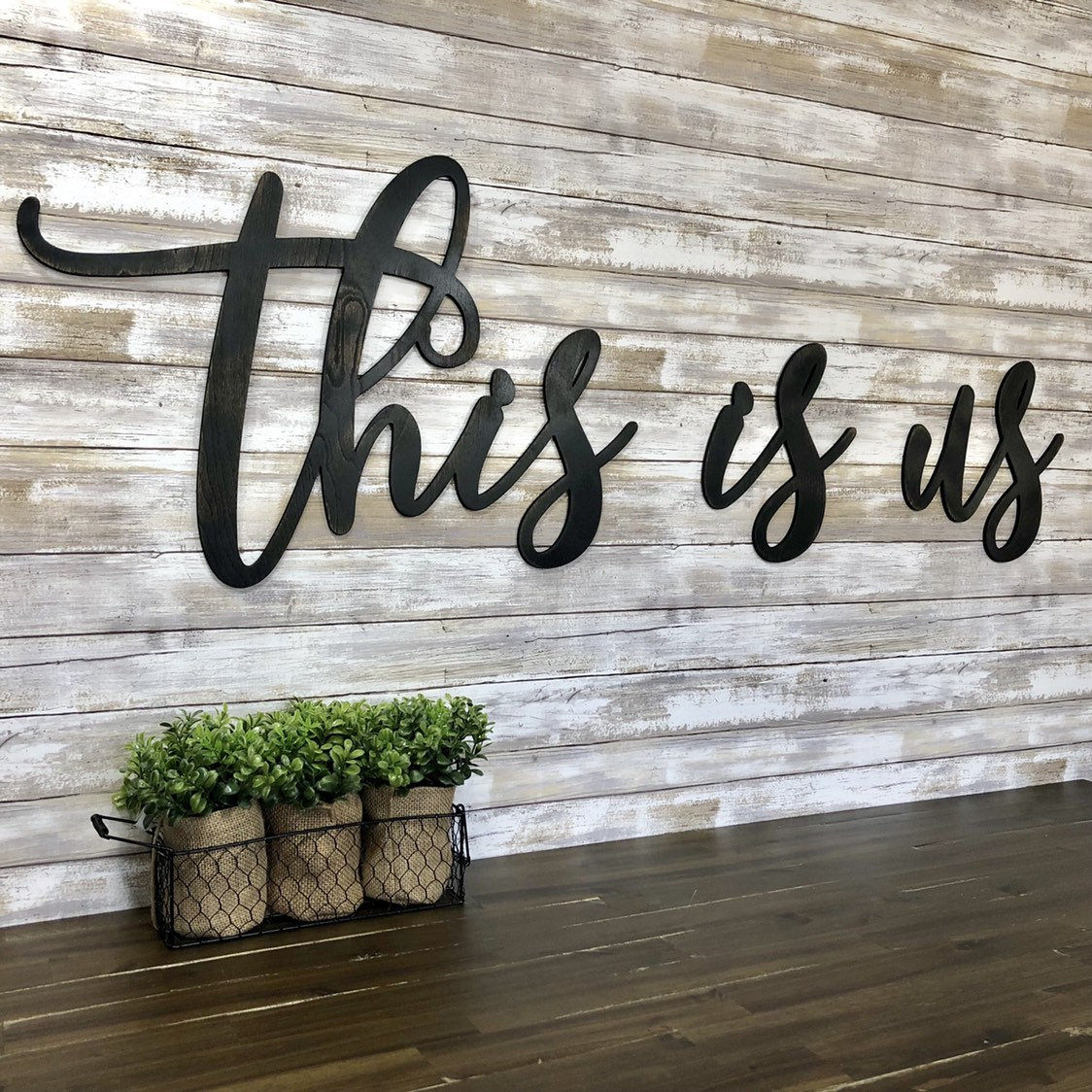 This is Us Wood Words Word Cutouts This is Us Sign Etsy