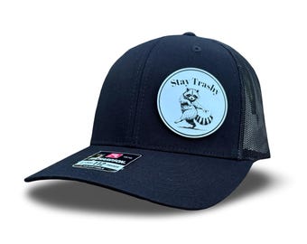 Gorra de camionero con diseño de mapache y panda basura - Gorra con meme novedoso