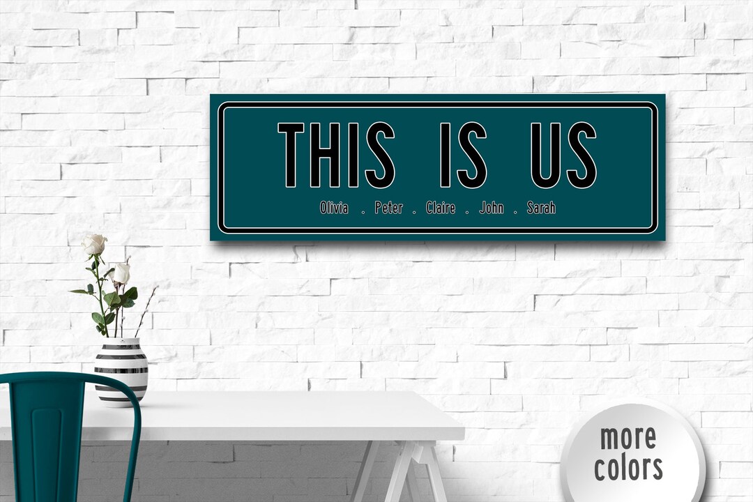 Eagles This is Us Canvas Wrap Philadelphia Eagles Fan Gift ...