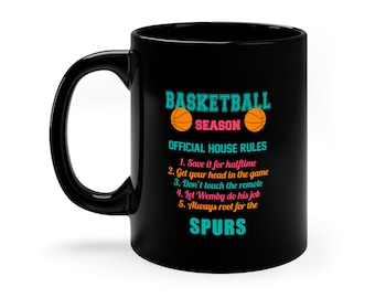 San Antonio Spurs Mug: Wemby Fan Gift, Basketball Season Rules