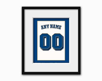 Kansas City Royals Poster Print, Custom Name, Custom Number, Personalized Poster, Baseball Fan Gift, Sport Home Decor