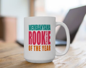 Wemby Rookie of the Year Mug: San Antonio Spurs Fan Gift