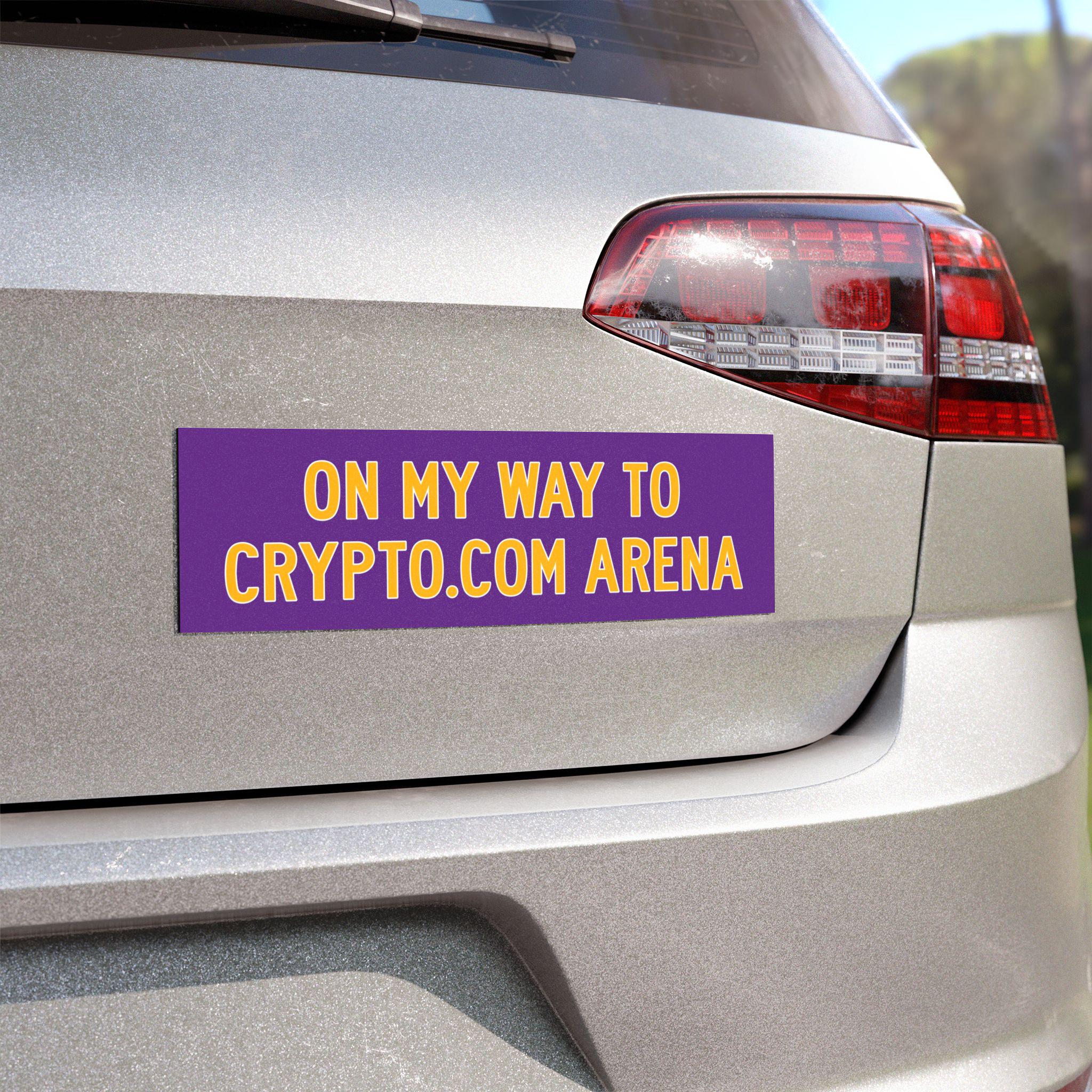 Lakers Car Magnet: on My Way to Crypto.com Arena - Etsy
