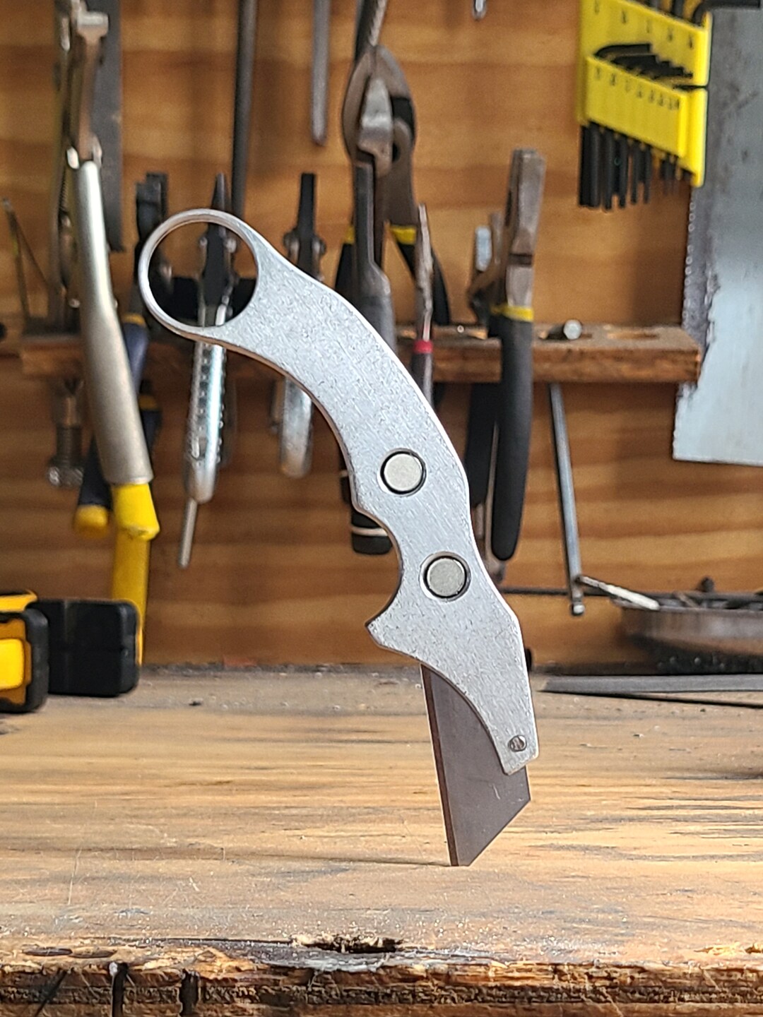 Custom Aluminiumhandled Utility Knife Replaceable Blade Etsy