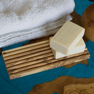 Olive Wood Soap Dish, Wooden Big Soap Dish