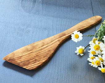 Handmade Olive Wood Spatula, Kitchen Utensil