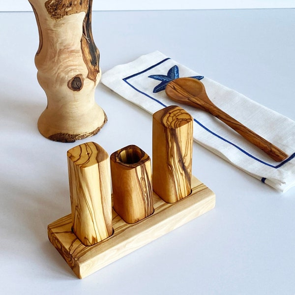 Wooden Salt Shaker Etsy