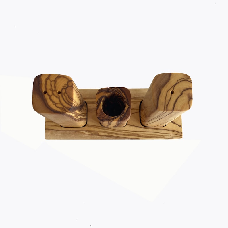 Olive Wood Salt & Pepper Shaker Olive Wood Shaker Etsy
