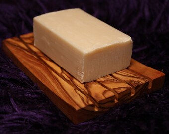 Olive Wood Soap Holder, Free Natural Olive Oil Soap