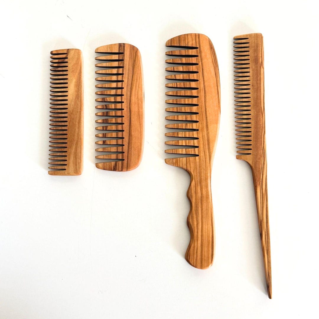 Pettine in legno maxi a dentatura afro