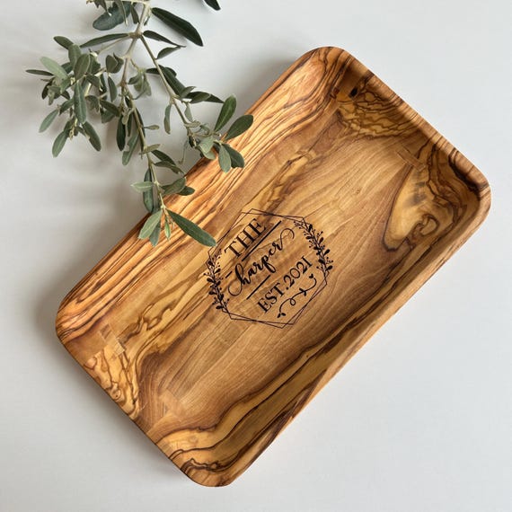 Set 3 Vassoi Rettangolari Rustici In Legno Di Acacia | Portavivande Pieghevole Con Scaletta, Tecnologia Antiscivolo