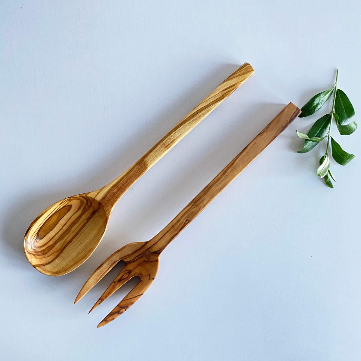 Large Olive Wood Serving Spoon and Fork Set – Handcrafted Elegance for Your Dining Experience - Etsy